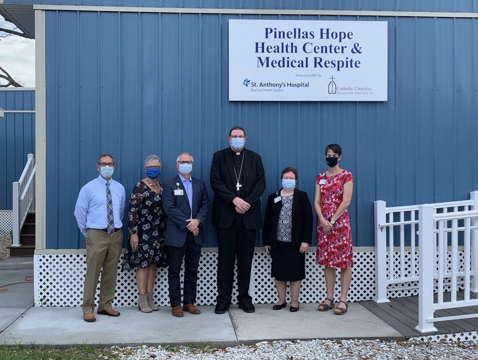 Parkes Blesses New Pinellas Hope Medical Respite Facility